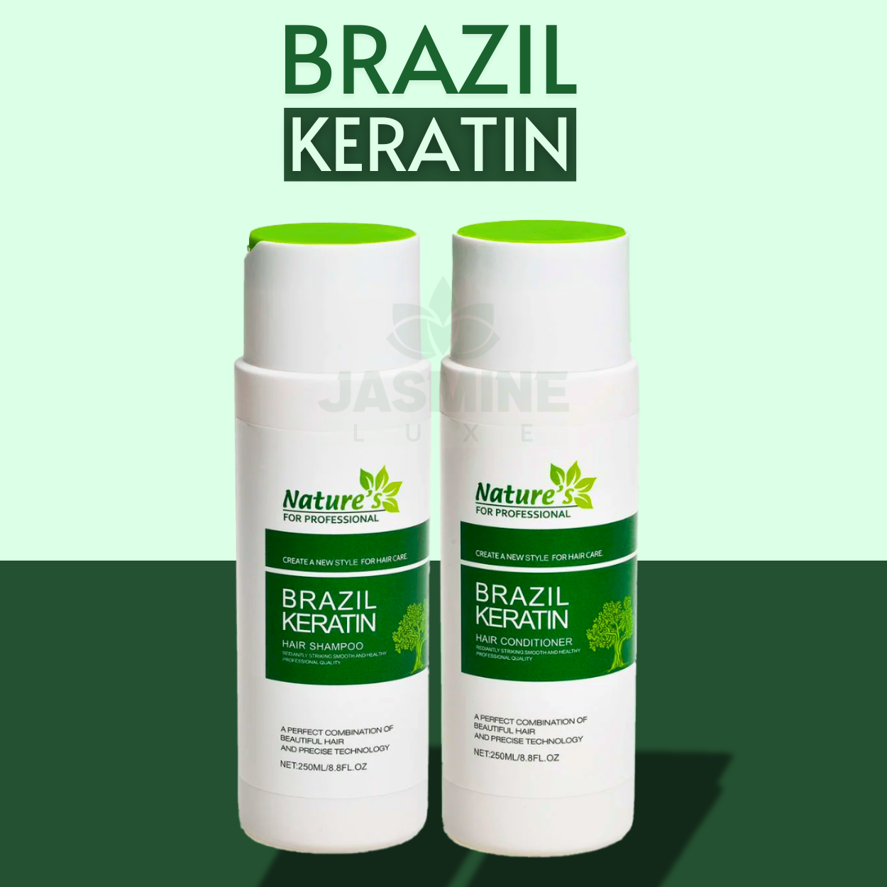 NATURE'S BRAZIL KERATIN SHAMPOO & CONDITIONER 250 ML 